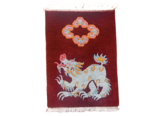 Handknotted/Handmade Nepali Woolen Carpet 60 Knots 45 Cm x 60Cm