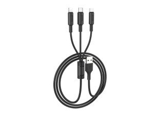 X25 Soarer one pull three charging cable iP+Micro+Type-C