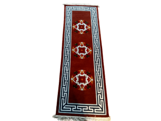 Handknotted/Handmade Nepali Woolen Carpet-Galaicha 60 Knots 62 Cm x 178 Cm