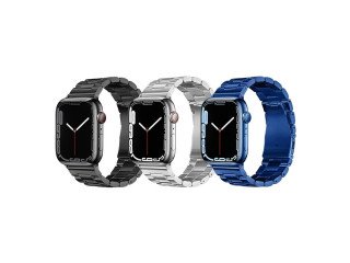 IWatch WA10 Grand series three-bead steel strap(42/44/45/49mm)