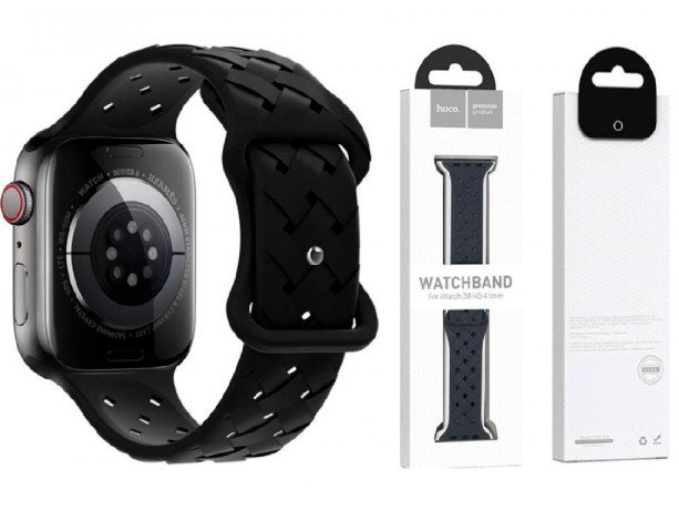 iwatch-wa16-flexible-series-bamboo-pattern-solid-color-silicone-strap384041mm-black-big-0