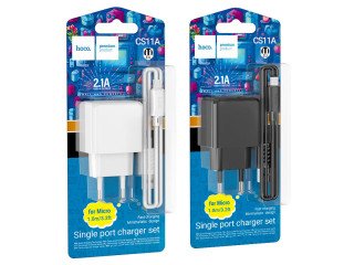 CS11A Ocean single port charger set(Micro)(EU)