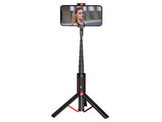 JR- Oth-AB202 Phantom Series Tripod BT Wireless Selfie Stick- Black