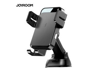 JR-ZS219 Three-axis electric wireless charging car holder （dashboard）Black