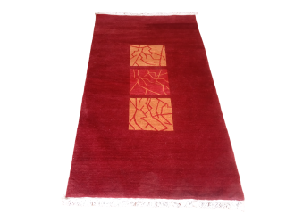 Handknotted Nepali Woolen Carpet 60 Knots 92 Cm x 162 cm