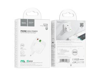 C111A Lucky dual-port PD30W+QC3.0 charger(EU)