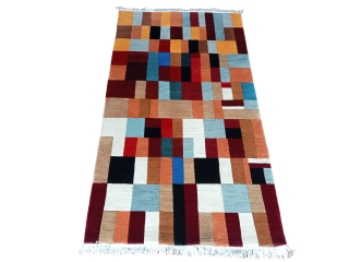 Handknotted Nepali Woolen Carpet-Galaicha 60 Knots 93 Cm x 163 cm