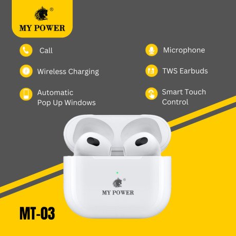 my-power-mt120-earbuds-with-loud-sound-high-bass-type-c-charging-port-wireless-earbuds-6-months-warranty-big-0