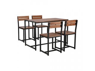 OTIS OUTDOOR SET TABLE + 4 CHAIRS MW