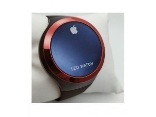 Round led watch