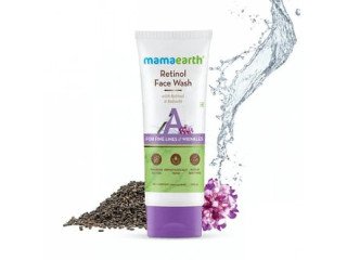 Mamaearth Retinol Face Wash with Retinol and Bakuchi for Fine Lines and Wrinkles - 100 ml