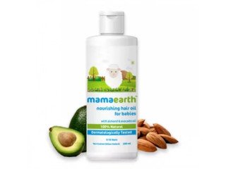 Mamaearth Nourishing Hair Oil for Babies with Almond and Avocado Oil - 200ml