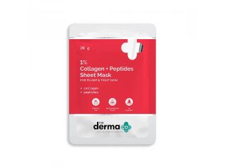 Derma Co. 1% Collagen + Peptides Face Serum Sheet Mask