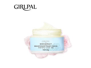 GIRLPAL ROSE EXTRACT BRIGHTENING NIGHT CREAM-20g