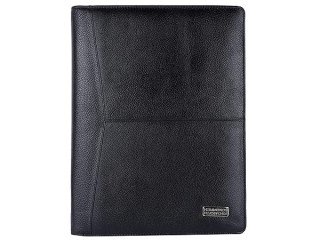 HAMMONDS FLYCATCHER Hammond Flycatcher Genuine Leather File Folder For Unisex. (12002 blk)