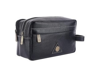 Hammonds Flycatcher Genuine Leather Toiletry Bag (4004 br)