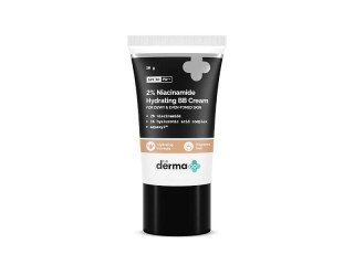 The Derma Co 2% Niacinamide Hydrating BB Cream with SPF 30 PA++ Enriched with 1% Hyaluronic Acid Complex & Aquaxyl™ - 30 g