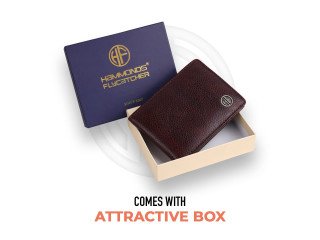 Hammonds Flycatcher RFID Protected Brown Genuine Leather Wallet for Men (590 br)