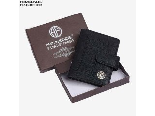 Hammonds Flycatcher Black Unisex Genuine Leather Card Holder (cc602 BLK)