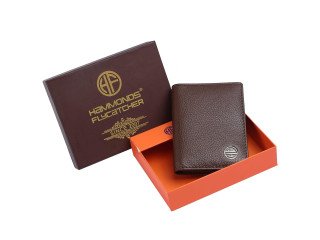 Hammonds Flycatcher Redwood Brown Unisex Genuine Leather Card Holder (cc 601 mh)