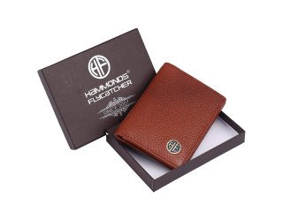 Hammonds Flycatcher RFID Protected Genuine Leather Card Holder (cc605 TAN)