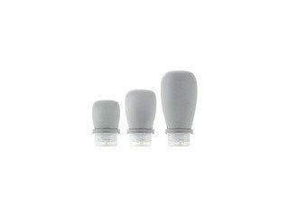 Wholesale Light Gray Silicone Travel Bottles, Color: Light Gray, Capacity: 30mls