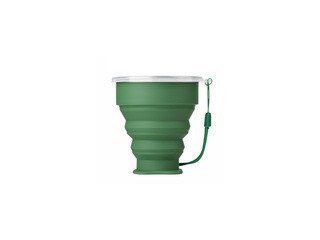 Portable Silicone Cup, Color: Green