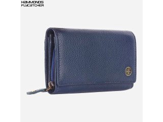 Hammonds Flycatcher Genuine Leather Ladies Clutch (5001 bu)