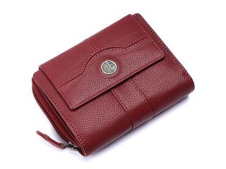 Hammonds Flycatcher Genuine Leather Ladies Wallet (5003 berry red)