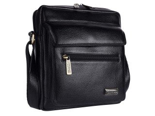 Hammonds Flycatcher Genuine Leather Slings Bag For Men (1162 blk)