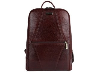 Hammonds Flycatcher Brown Genuine Leather Laptop Backpack (127)