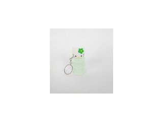 Kitty Keychain Balm Color: Mint Green