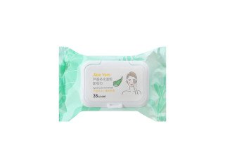 Aloe Vera Moisturizing Gentle Makeup Removal Wipes (35 Wipes)