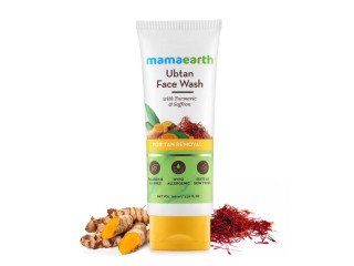 Mamaearth Ubtan Face Wash With Turmeric & Saffron For Tan Removal (100ml) Brand: Mamaearth