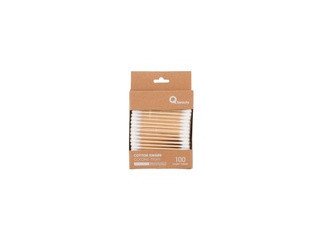 Qbeauty Bamboo Sticks Cotton Swabs 100 Count Brand: Non Branded