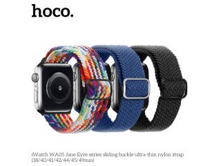 IWatch WA05 Jane Eyre series sliding buckle ultra-thin nylon strap(42/44/45/49mm) Colorful